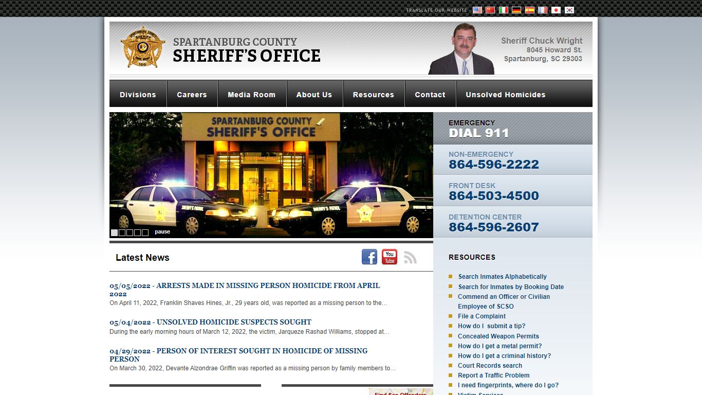 Spartanburg County Sheriff's Office | Spartanburg County SC